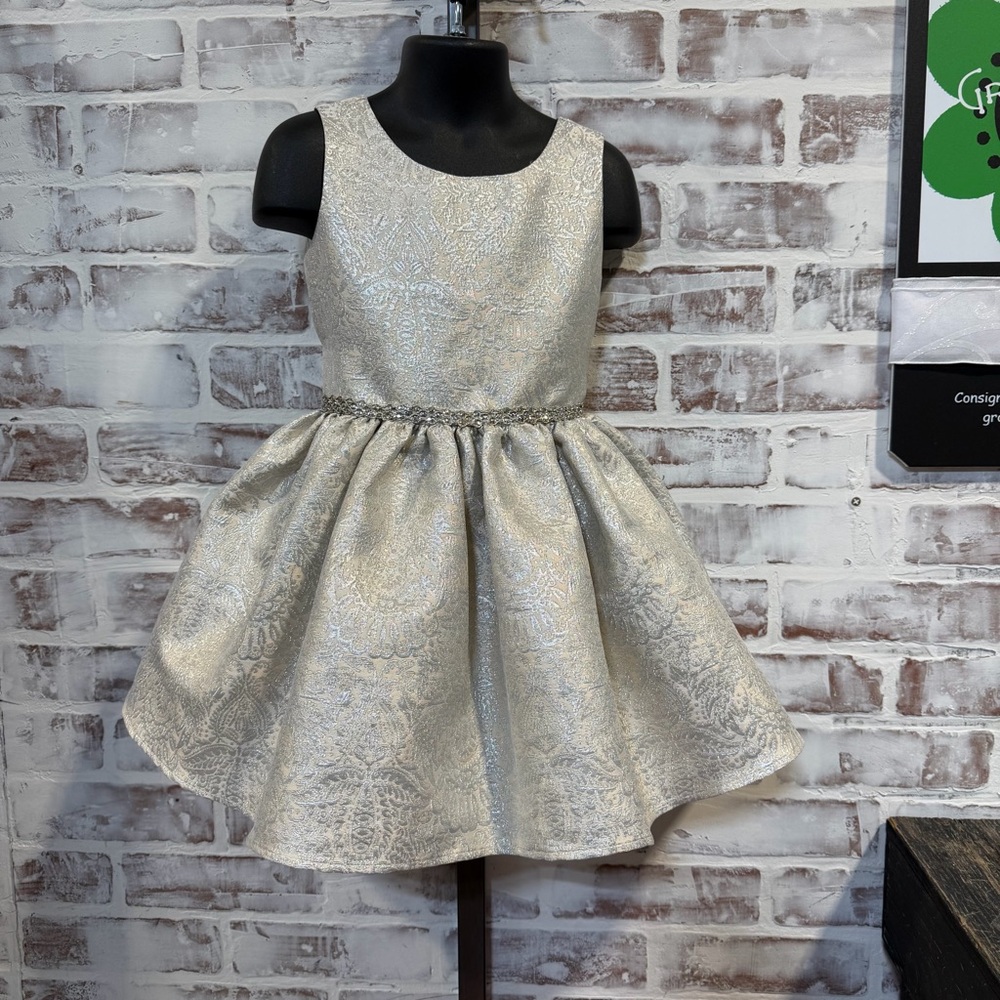 Sweet kids metallic Silver Kids Dress 4T / 5T